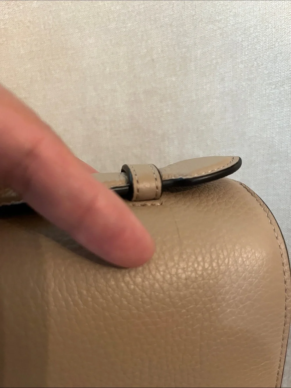Coach Taupe Signature Canvas Satchel with Leather Flap